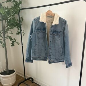 Universal Thread Jean Jacket with Sherpa Lining